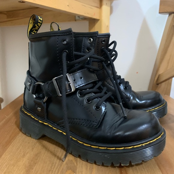 Kids Doc Marten harness boots. Worn approximately 4 times. - Picture 4 of 4